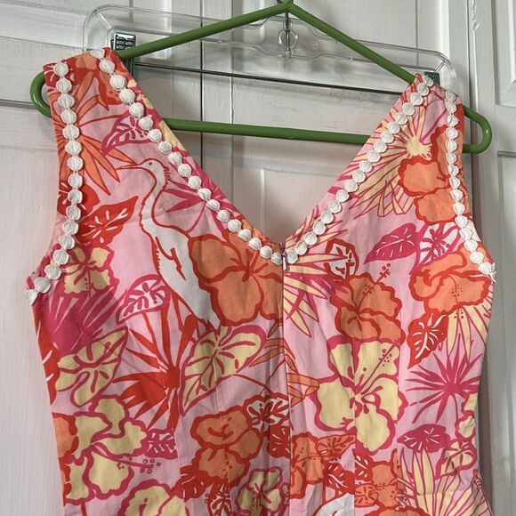 Vintage Lilly Pulitzer White Label Heron There tank dress - Size 4 - Picture 7 of 9